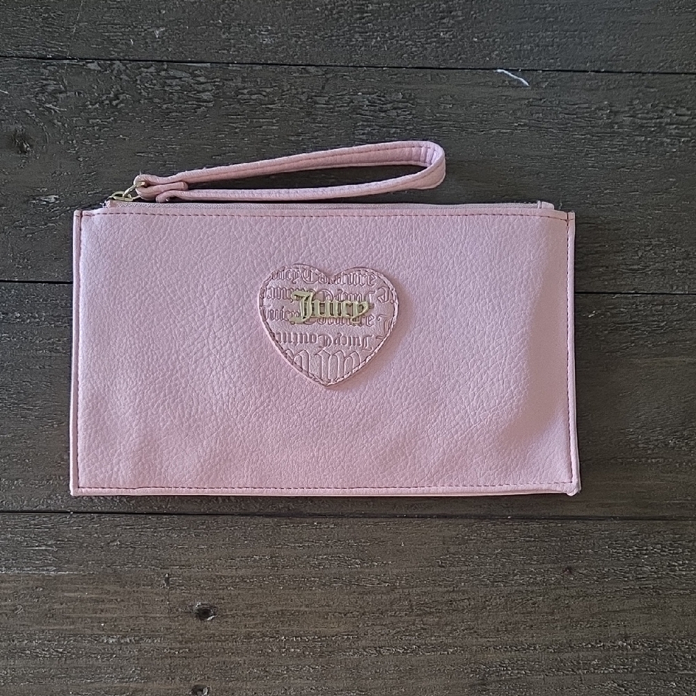 Juicy Couture Pink Heart Wristlet